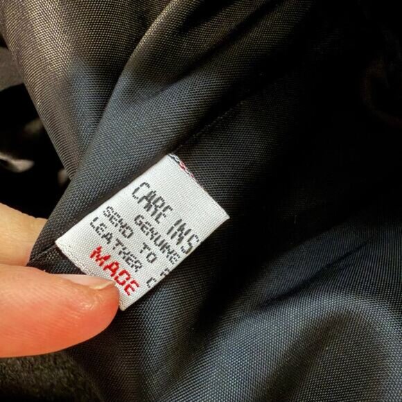 Klassi Artz Unisex Suede Leather Fringe Jacket Black Medium - Picture 6 of 8